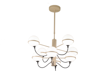 GIRO - LED glass chandelier by Metal Lux - view 2
